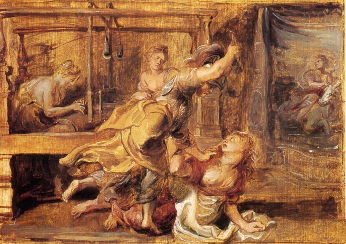 1636  Rubens Arachne punie par Minerve Arachne punished by Minerve .jpg